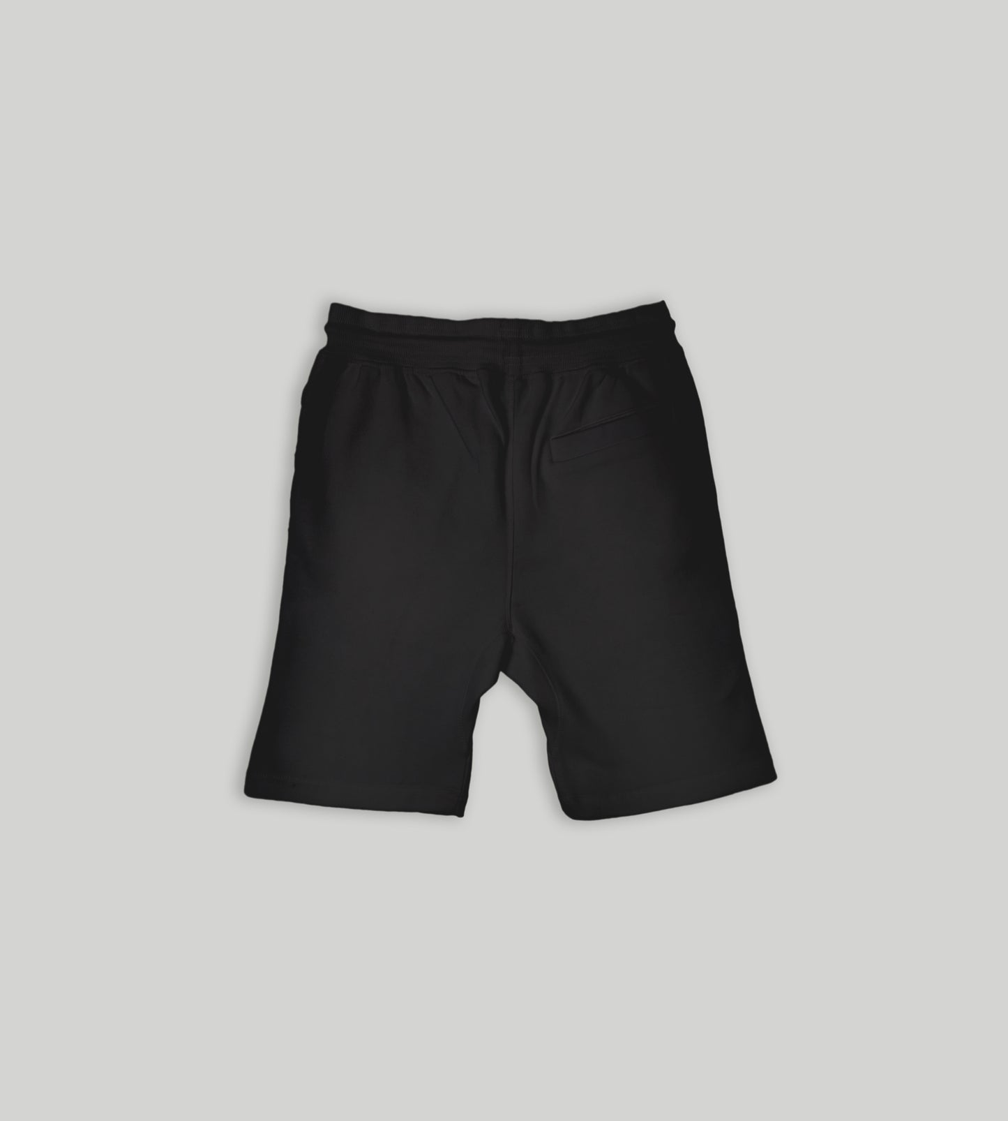 Black fleece shorts